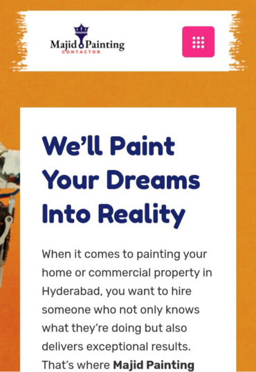 Painting Contractor Website